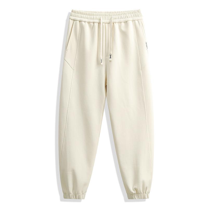 

Мужские весенне-осенние новые повседневные брюки свободные и универсальные мужские спортивные молодежные однотонные брюки с кулиской мужские 4XL