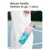 1000ML Large Capacity Sports Bottle, Outdoor Travel Gym Jugs Water Bottle with Straw for Sport, Gym, Running, School