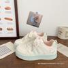 Pink Platform White Shoes Women's Breathable 2 Summer New Niche Design Casual Student Sports Shoes