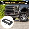 License Plate Bracket for Ford F-150 2009-2014 Front Bumper License Plate Frame Bracket Holder Mounting Accessories Plastic W/Screws Black 1 Set
