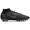 Nike Mercurial Superfly 8 Elite AG Black Metallic Gold Men Sneakers Metallic-Silver Cave-Stone DJ2841-007