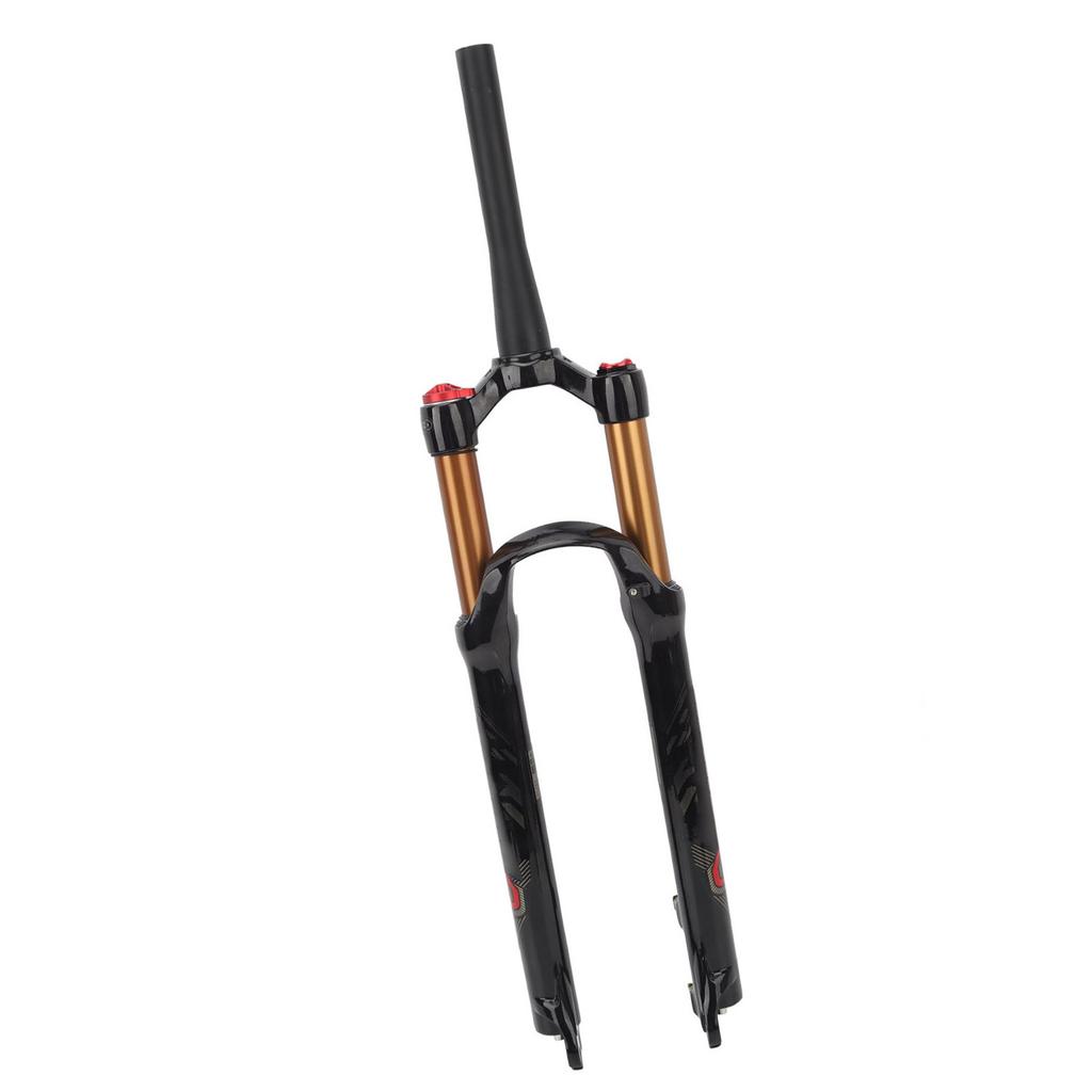 Garfo de Suspensão a Ar para Bicicleta 29pol Garfo Dianteiro para Mountain Bike Garfo Dianteiro com Amortecedor para Bicicleta Tubo Cônico Trava Manual