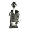 Les Trésors De Lily [M9885] - Hunter 'Metal Sculpture' Bottle Holder - 23.5x13x12 Cm