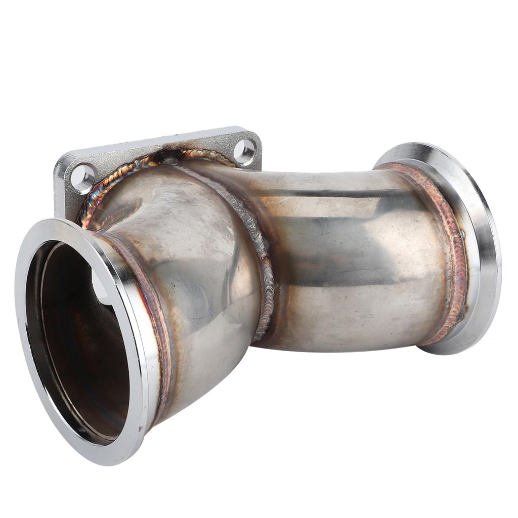 VBand Dual Inlet Y Elbow Adapter 3in for V6 V8 Engine T4 Turbocharger Twin Scroll Flange
