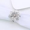 12pcs Back Pattern Wedding Napkin Rings Table Decoration Hollow Out Family Gatherings Everyday Use Napkin Buckle Holder