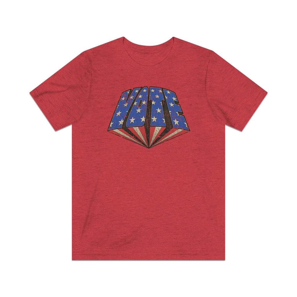 Vote America 1972 Vintage Men s T shirt S
