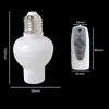 Dimmable E27 Socket LED Bulb Lamp Holder Remote Control Night Light Accessories Lamp Bases