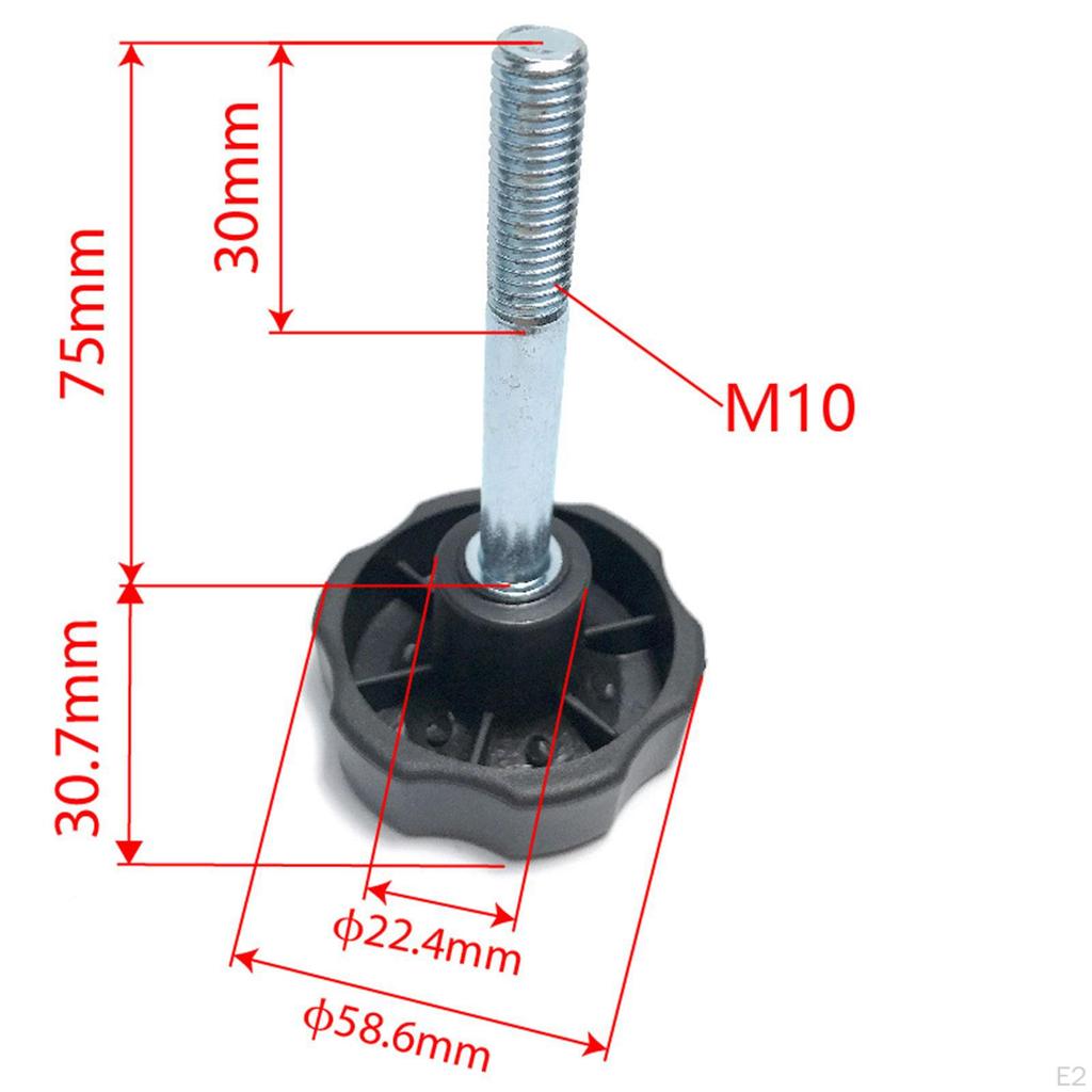 Bolt Knob Thread Replace Easy to Use Spare Parts Fixing Adjustment Screw for Exercise