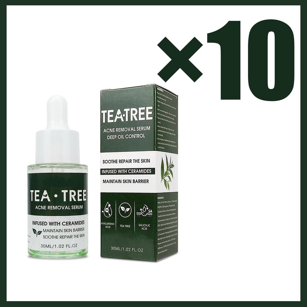 Tea Tree Centella Asiatica Relief Serum Lightweight Vegan Ampoule for Acne-Prone Skin Soothing Calming Oil Balance