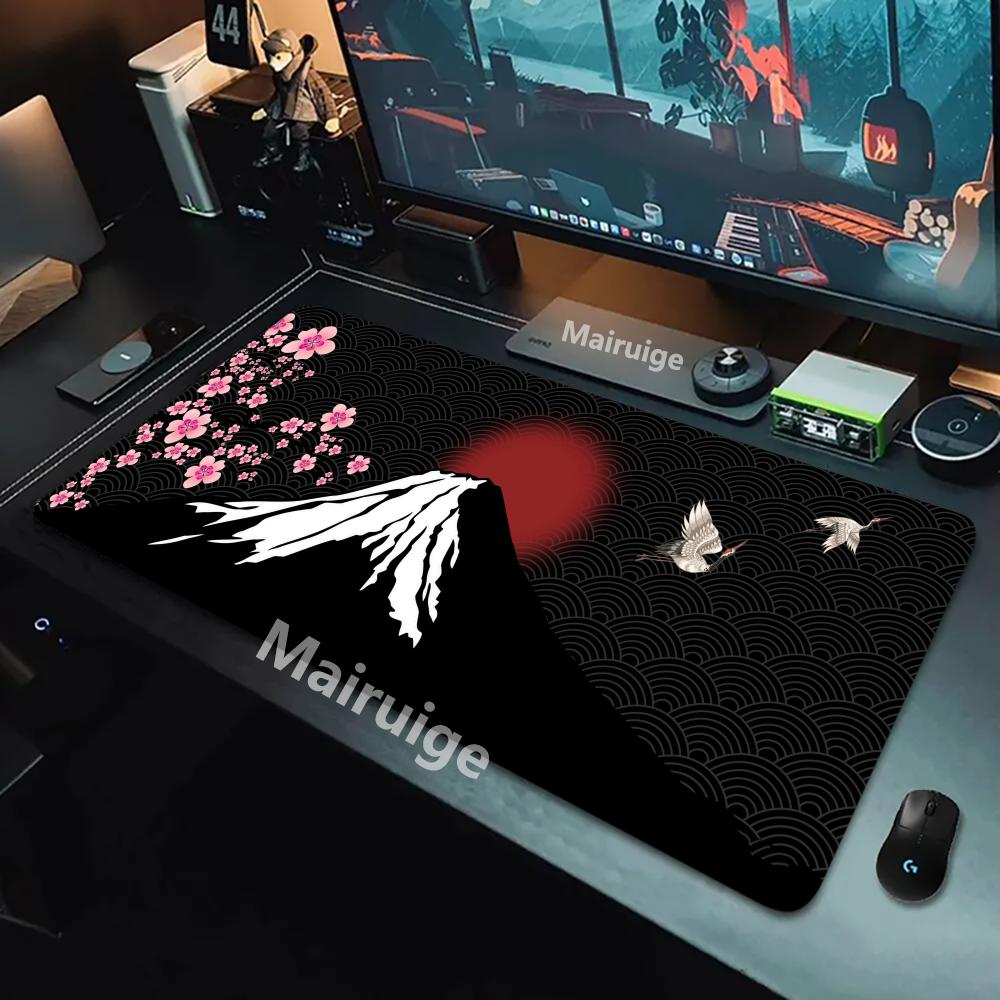 Mount Fuji Mouse Pad Large Computer Office Game Table Mats XXL Rubber Anti-slip Gaming Keyboard Mousepads Long Desk Pads 300X600