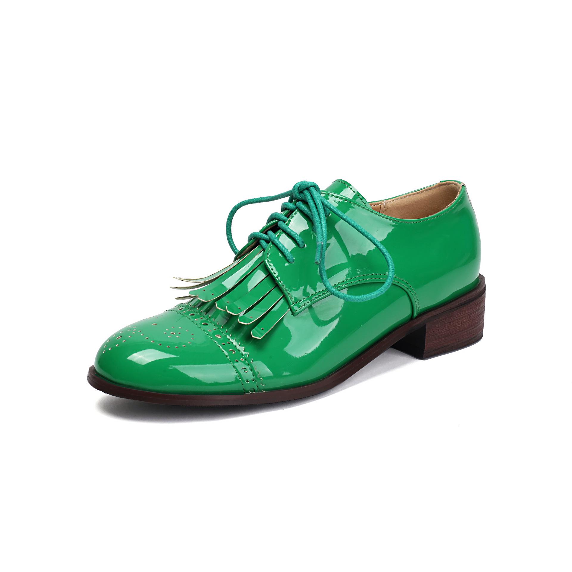 Sieviešu Retro Britu Brogues Bārkstīm Oxford