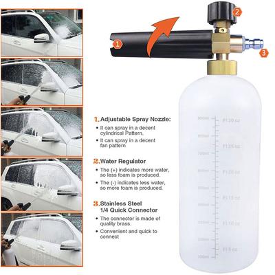 Car Auto Wash Foam Gun High Pressure Auto Washer Snow Foam Lance Soap Foamer Deep Cleaning Water Gun Cleaning Tools