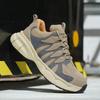 Comfortable Work Sneakers Men Safety Shoes Construction Steel Toe Work Shoes Safety Boots Men Shoes Anti-Puncture Working Summer