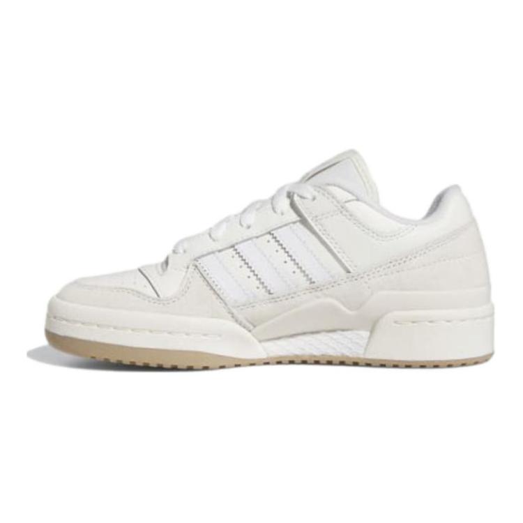 adidas Forum Low Big Kid White Gum Kids Sneakers Chalk-White Cloud-White ID6861
