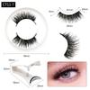 Magnetische künstliche Wimpern mit Clip Magnetisches Wimpernset Dichter Stil Künstliche Wimpern Ohne Kleber Magnetische schwarze Stielwimpern
