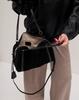 Women's Bag Polina&Eiterou 990220 Black Suede