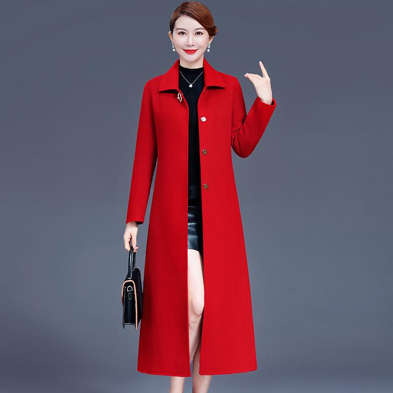 Women`s Double-Faced Wool Coat, 2026 Winter-Spring