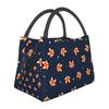 Cute Woodland Foxes Thermal Lunch Bag for Women Girls Kids Reusable Insulated Lunch Box for Work Picnic Travel School Gifts