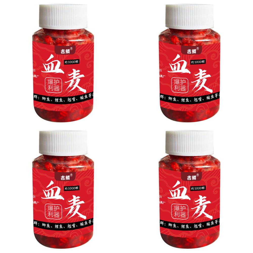 

1000 шт. гранулированная рыболовная наживка с зернами пшеницы, наживка в виде гранул (Кровавая пшеница) d