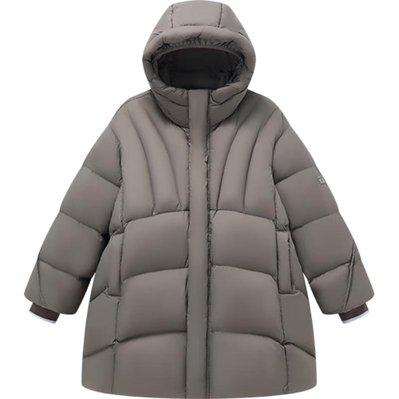 YeeHoo Kids Goose Down Hooded Long Jacket