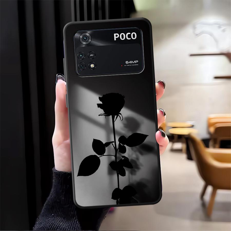 Черный Розовый Чехол Takatsu для Xiaomi Poco F8 F1 C50 F3 C75 C61 M3 M4 M7 Pro C71 M5 X3 X4 X5 X7 Pro Чехол для Телефона Funda Poco F3