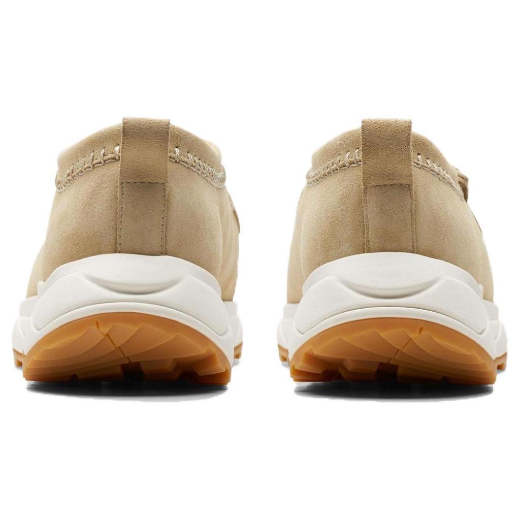 Clarks Walla Eden Lo Suede Round Toe Lace-Up Casual Shoes Men sneaker Beige 26176533