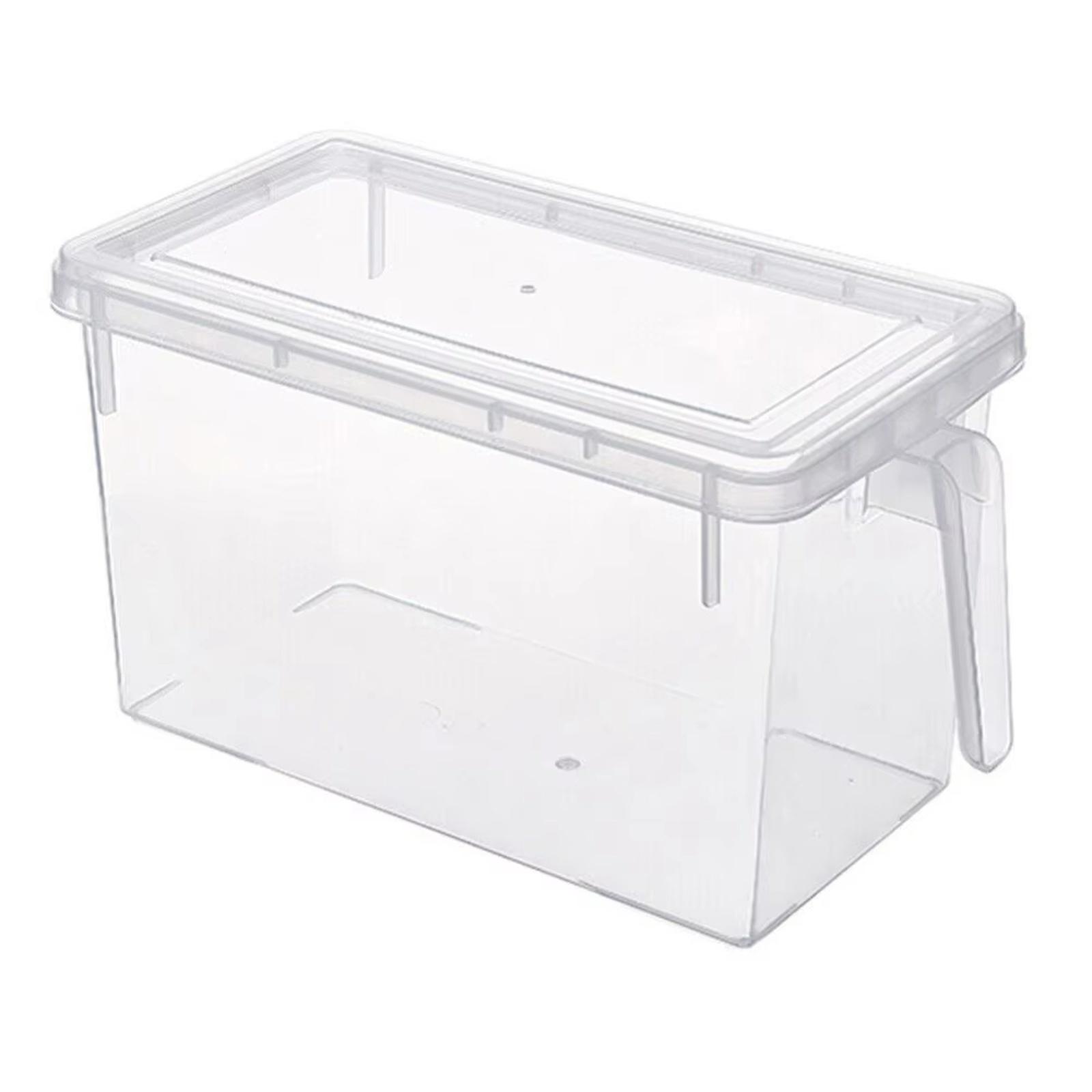 Refrigerator Storage Box, Transparent Sealed Fresh-Keeping Container for Vegetables