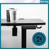 Electric adjustable desk 120x60cm height adjustment 72-118cm black