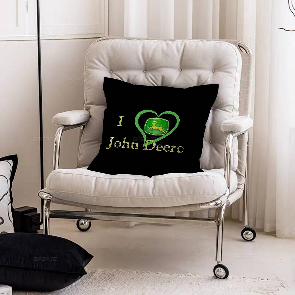 JJohnLogoDeeres Anime Cushion Cover Pillow Cover Decor Pillowcase Printed Cushion Case for Couch