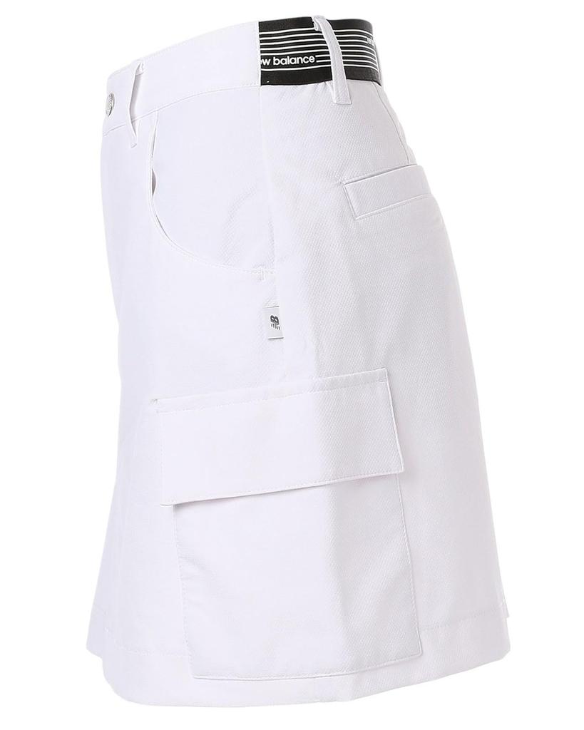 Golf Cargo Skirt to the 3 [New Balance] Women's (Stretchy/Cool touch) / 012-5134504 030_White [LL]