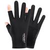 Ice Silk Halffinger Cycling Anti Slip Gloves for Men and Women Summer Outdoor Sports Fitness Driving Fishing Highelastic