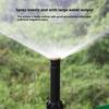 1/2" Female Thread Buried Up Sprinkler 360° Automatic Lift Type Scattering Ray Jet Watering Nozzle Lawn Irrigation Device