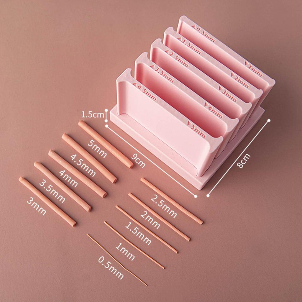 Polymerlera-strängpress för DIY-hantverk med måttmarkeringar