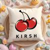 Luxury Brand K-Kirsh Cherry Cushion Cover Short Plush Double-Sided Printing Home Machine Washable In Warm Winter Pillow Case