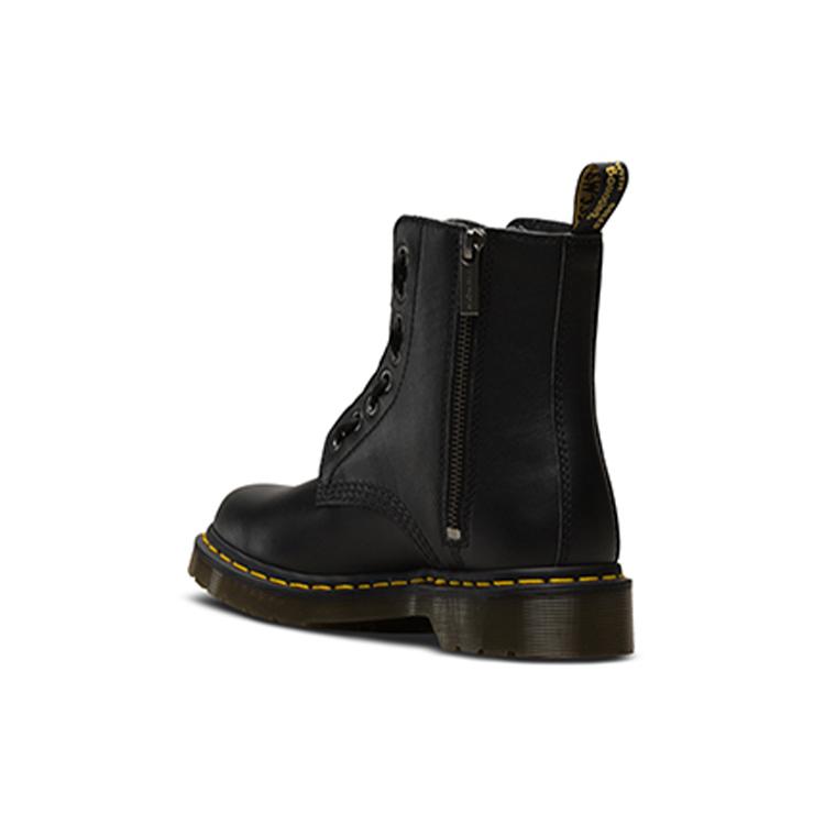 Nové Dr.Martens 1460 Pascal Front Retro Vysoké Martinovy boty Černé Dámské 23863001