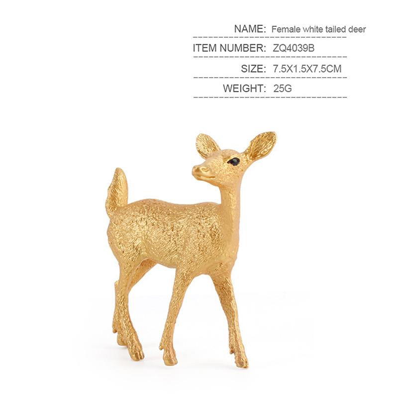 Rentier Weihnachts-Hirsch Xmas Elch PVC Simulation Weihnachtsdekorationen Für Zuhause Frohe Weihnachten Neujahrs-Schmuck