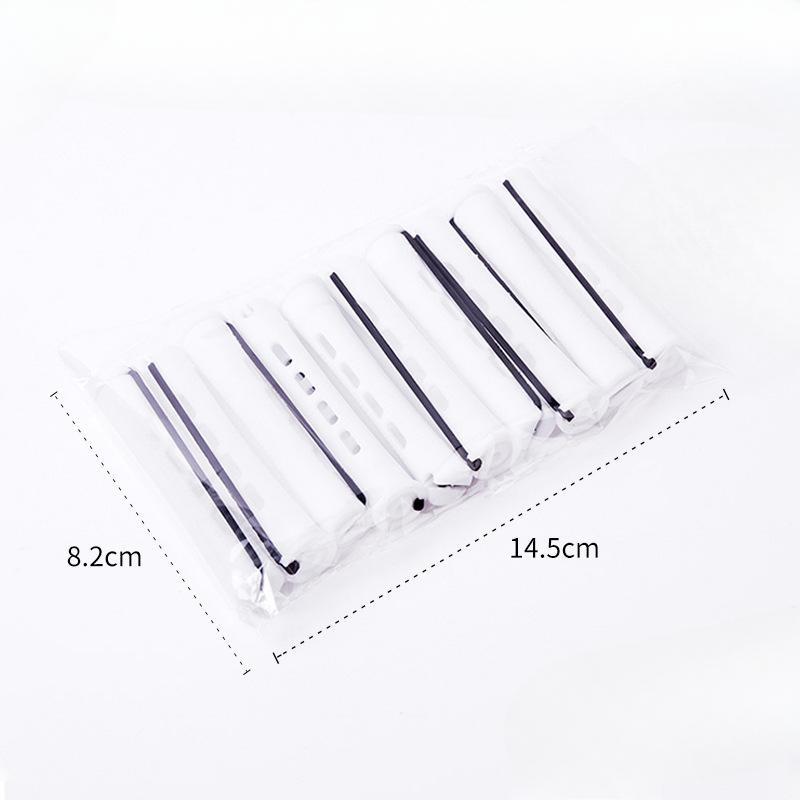 10pcs Hair Cold Roller Heatless Curling Curlers Hair Heatless Curling Rods Magic Hair Curlers Without Heat Wave Curly Perm Rods