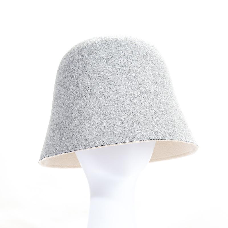 Double Sided Women's Autumn and Winter Fisherman Hat Bucket Hat Korean Version Winter Windproof Hat