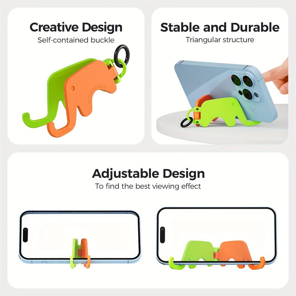 2 Pieces of Elephant Phone Stand