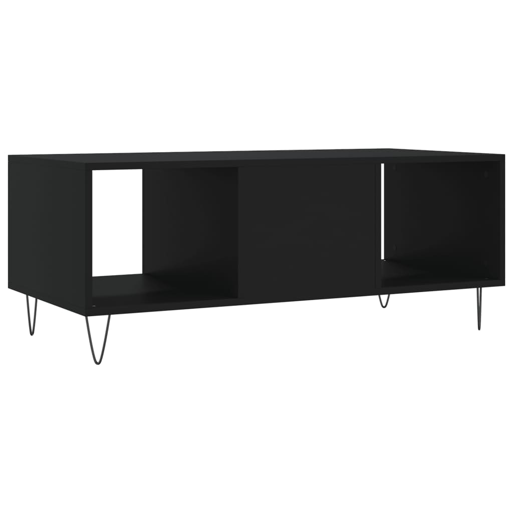 Coffee Table Black 102x50x40 Cm Particleboard
