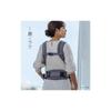 Aprica Lacris AB Baby Carrier, suitable for newborns from 14 days to 36 months, with a mesh pocket for ice packs, 4-way design (Black) 2211622