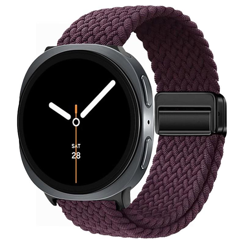 Nylon Braided Solo Loop Strap Suitable for Samsung Galaxy Watch 8 40mm/44mm Magnetic Band For Galaxy Watch 8 Classic Correa