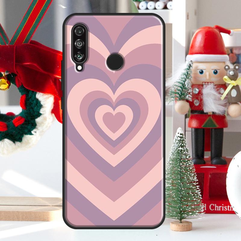 Colorful Heart Circle Love For Huawei Nova 9 10 SE 11 Pro Y60 Y70 Y90 Y61 Y91 Y72 Y73 12i 11i 8i P20 P30 P40 Lite Case