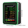 Intelligent Indoor Home Air Pollution Detectors Inspector with CO2, Temperature, Humidity, Formaldehyde, TVOC Monitoring