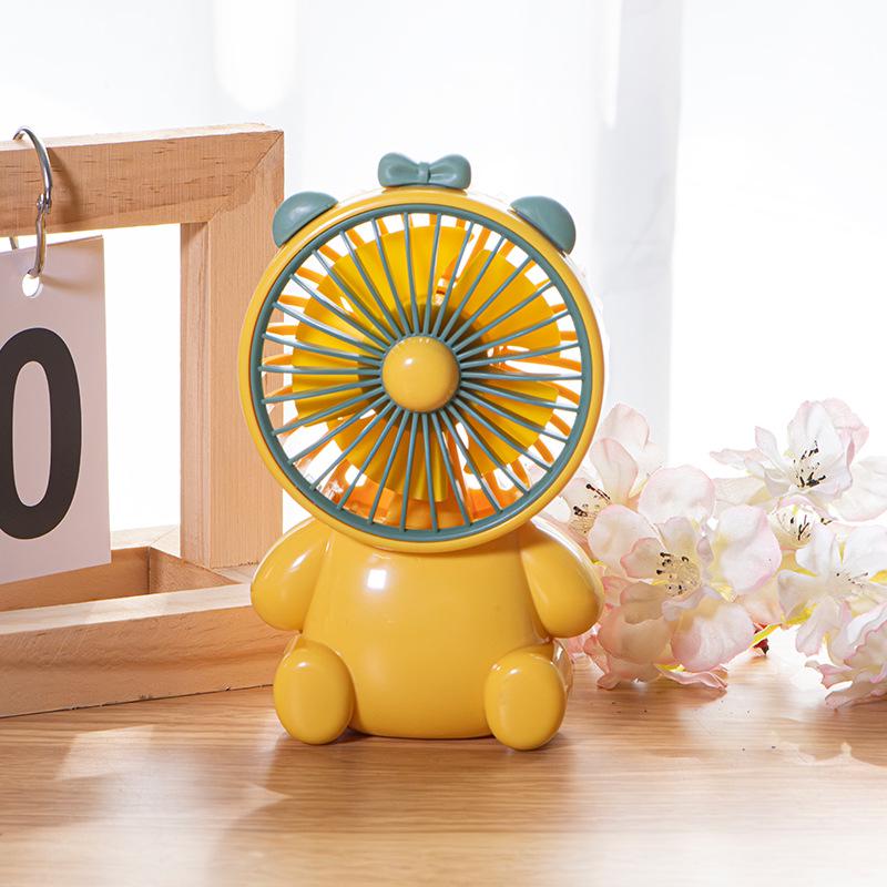 Kids  Cartoon USB Rechargeable Mini Portable Silent Fan - Customizable Gift Factory/Wholesale/Foreign Trade/Cross-border