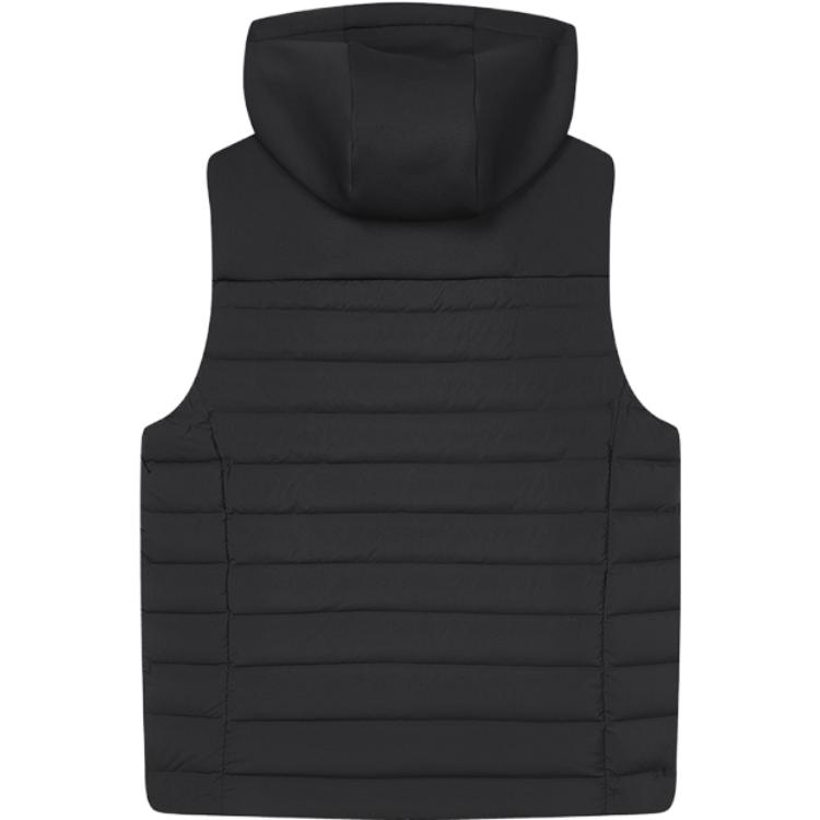 Fila 2023 Autumn New Basic Simple Casual Warm Hooded Vest Men Vests Black F11M348904F-BK