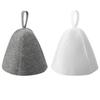 Anti-Hitze-Saunahut, verdickter Wollfilz, Duschhaube, Haarturban, schnell trocknender Handtuchhut, Sauna-Badezimmerzubehör