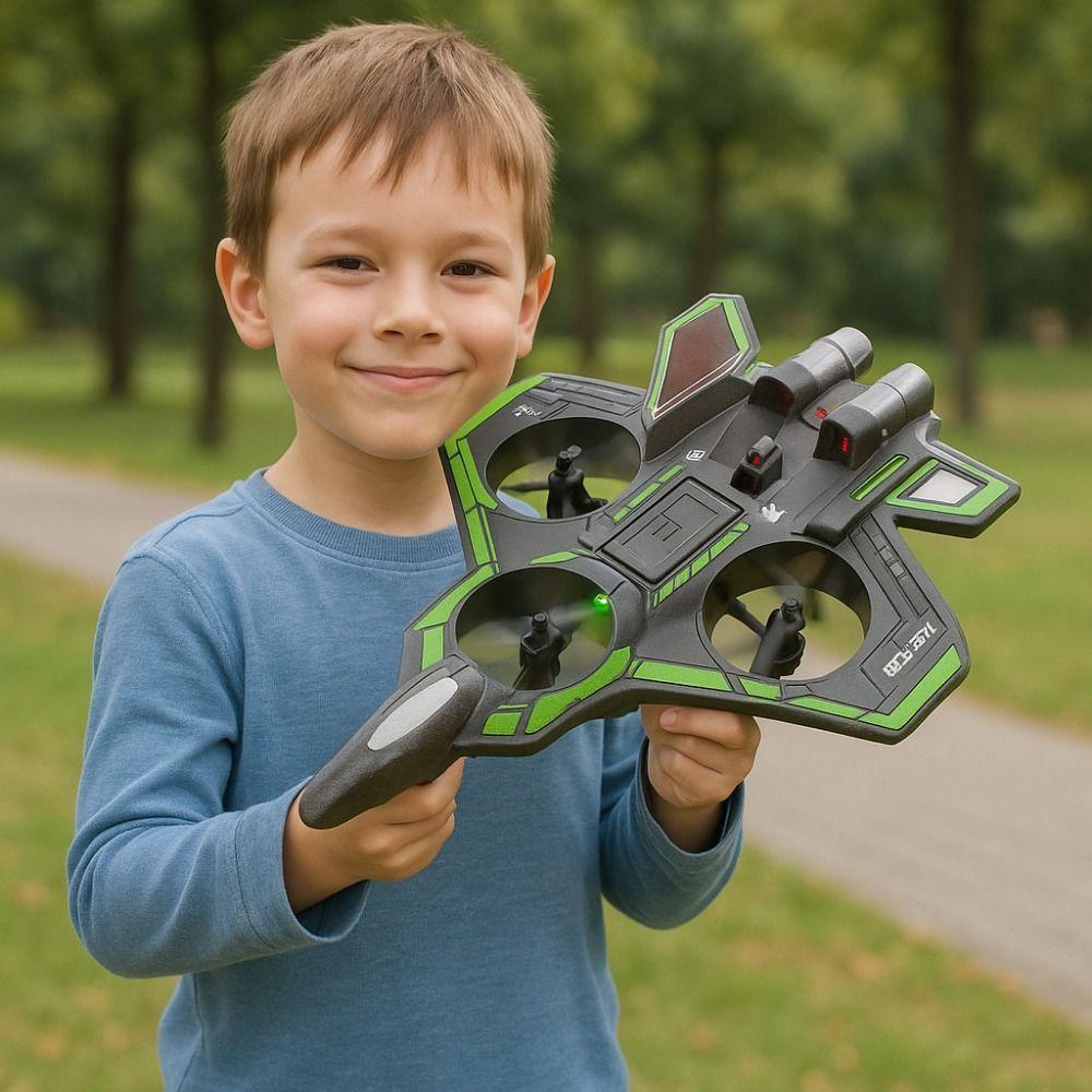 Rechargeable Remote Control Foam Fighter Gravity Sensing RC Hobby Jet Plane Kids Gifts
