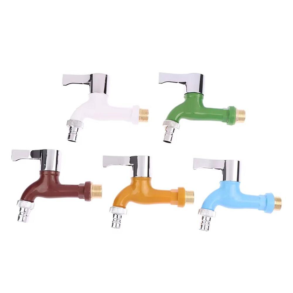 1Pcs 5 Colors Washing Machine Faucet Wall Mounted Water Hose Quick Connector Garden Balcony