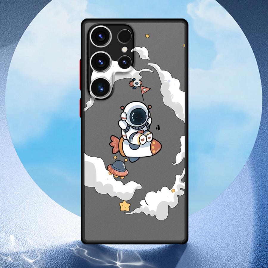 Funda Back Phone Cover Case for Samsung Galaxy S26 S23 FE S21 Note 20 Ultra 10+ S25 Ultra S24 Plus S20 FE S22 Cute Cartoon
